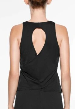 Oysho Cross Back TopBlack Donna T-shirt E Top OY141D09E-Q11 -Fashion Brand 02b0427cece34ca0bbdbde0e42394b1f