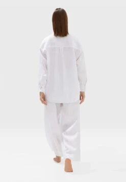 Oysho Wide StraightPantaloniWhite Donna Pantaloni OY121A0A2-A11 -Fashion Brand 037a0f52d78743e99dde2c8390ba3240