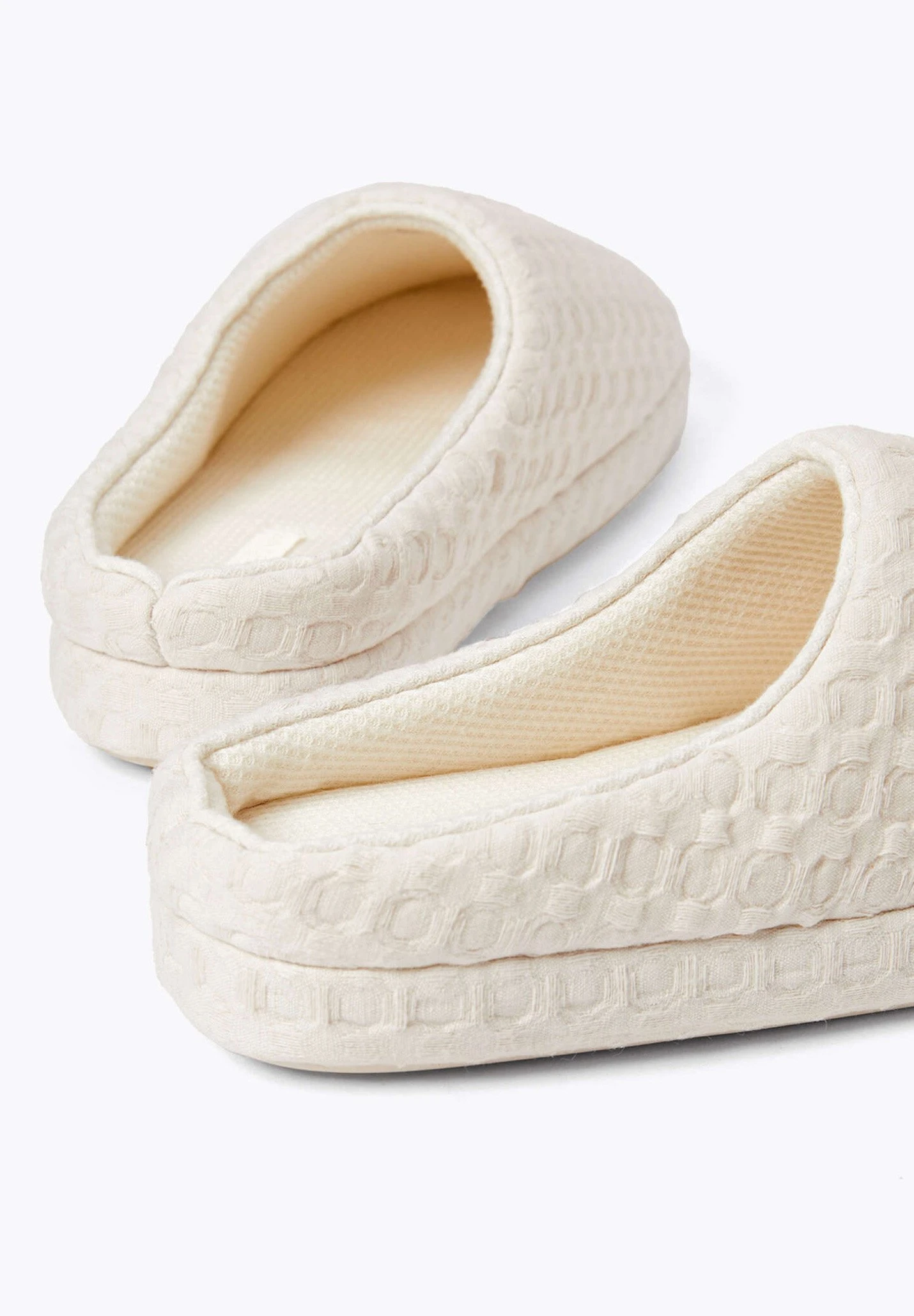 Oysho Weave - Pantofole - Beige 5 Oysho Weave - Pantofole - Beige - immagine 4