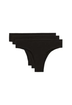 Oysho 3 Pack Cheeky Brazilian - Slip - Black -Fashion Brand 05e253d980c54e27bea674d2b34f386b