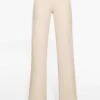 Oysho High-Rise Comfortlux Straight-Leg - Pantaloni - Beige