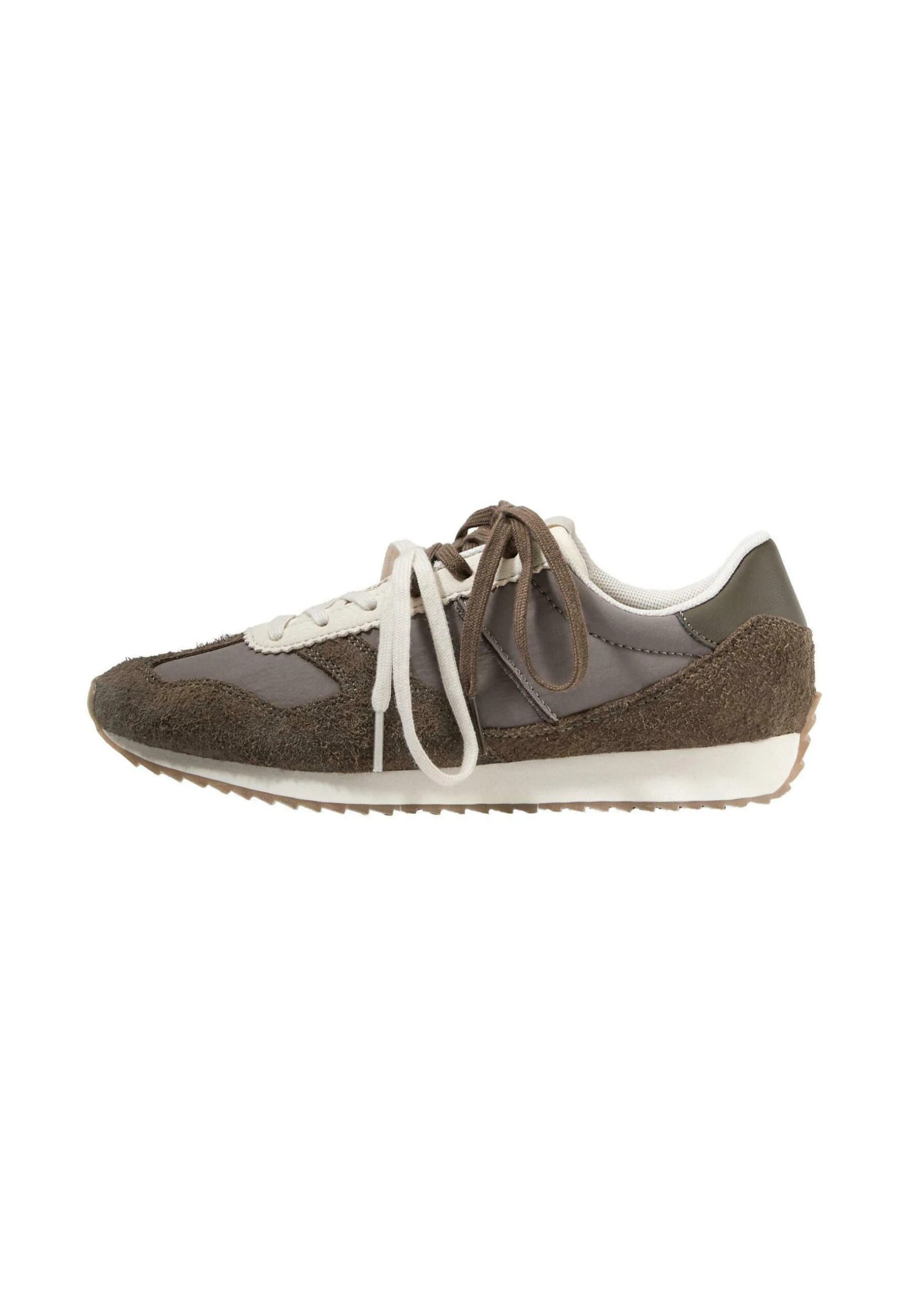 Oysho RUNNING-STYLE WITH COMBINED SPLIT - Sneakers Basse - Brown 4 Oysho RUNNING-STYLE WITH COMBINED SPLIT - Sneakers Basse - Brown - immagine 2