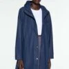 Oysho Water Repellent - Parka - Royal Blue