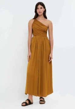 Oysho Long AsymmetricVestito LungoMottled Olive Donna Vestiti OY121C0C1-N11