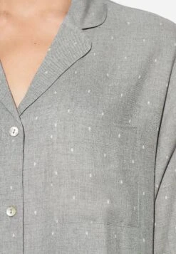 Oysho Long Sleeved Jacquard Maglia Del PigiamaLight Grey Donna Intimo Notte E Loungewear OY181Q12Q-C11 -Fashion Brand 10612fe396d14be985716703bd92fddc