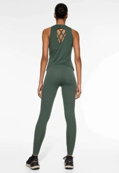 Oysho Cross Back TopKhaki Donna T-shirt E Top OY141D09E-N11 -Fashion Brand 1a7cd35e03fb4da2b23b80de522e3aa6