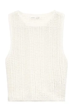 Oysho Cropped CrochetTopOff White Donna T-shirt E Top OY121I07E-A11 15 Oysho Cropped CrochetTopOff White Donna T-shirt E Top OY121I07E-A11 -Fashion Brand 1d0da64e220f487eb2691112ab42221d