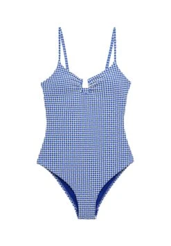 Oysho Ditsy Geometric U-Notch NecklineCostume Da BagnoBlue Donna Moda Mare OY181G08J-K11 -Fashion Brand 1f3157e29f5b427abfab2a7e6e901130