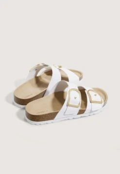 Oysho Buckle ThongCiabattineWhite Donna Ciabatte E Zoccoli OY111D09D-A11 -Fashion Brand 222f4b6a9844415ea20db3ce1ff50e3e