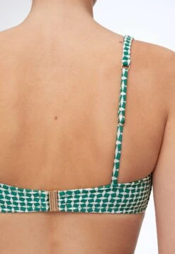 Oysho GeometricBikini Pezzo SopraNeon Green Donna Moda Mare OY181J0BH-M11 -Fashion Brand 2254a0e836b84980a85f764e364f40f2