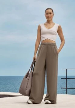 Oysho SHOPPER WITH CONTRASTING HANDLE - Shopping Bag - Brown