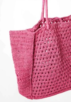 Oysho Open-Weave Shopping BagPink Donna Borse OY151H09N-J11 -Fashion Brand 2463068305464a75b110ab02bb35978e