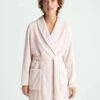 Oysho Soft Touch AccappatoioPink Donna Intimo Notte E Loungewear OY181P0N9-J11