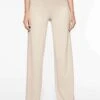 Oysho Comfortlux Maternity Straight-LegPantaloniBeige Donna Pantaloni OY141E0G9-B11