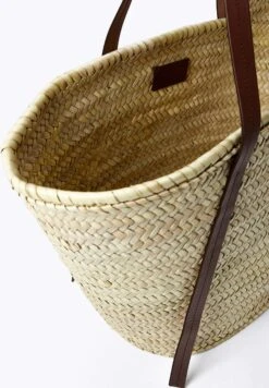 Oysho Handle Basket - Shopping Bag - Beige -Fashion Brand 2896f140d81d497aac8c87418e9d3ee9