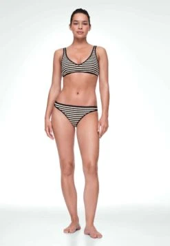 Oysho Textured Stripe Bikini Pezzo SottoBlack Donna Moda Mare OY181I0NZ-Q11 -Fashion Brand 28be597cd50b455d8c0fdc1c3d202e7c