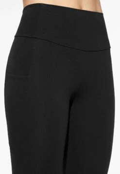 Oysho Comfortlux Bootcut With Pocket - Pantaloni - Black -Fashion Brand 2b5a6a31fd76422caadc2cff83e13fbd