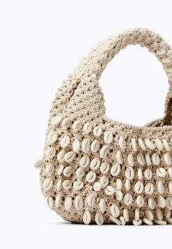 Oysho Shell With HandleBorsa A ManoWhite Donna Borse OY151H09C-A11 -Fashion Brand 3125a2059a7f4a45a1a81166335060a6