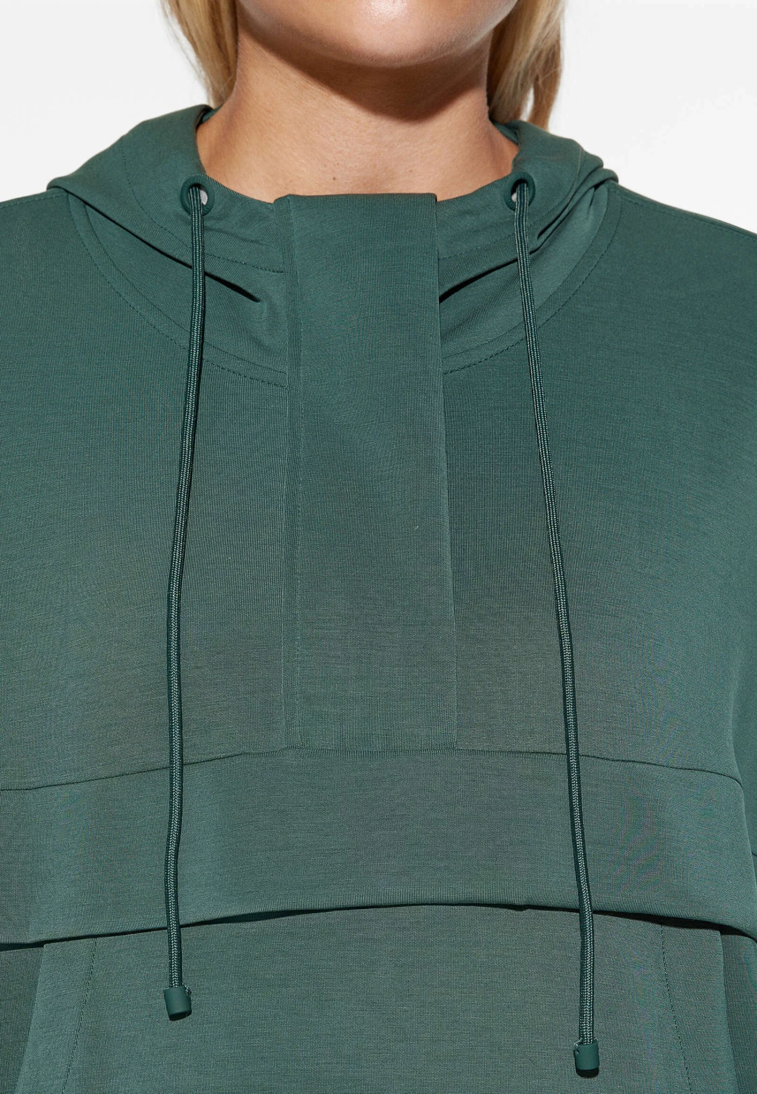 Oysho Soft Touch With ZipFelpa Con CappuccioDark Green Donna Felpe OY121J03V-M11 7 Oysho Soft Touch With ZipFelpa Con CappuccioDark Green Donna Felpe OY121J03V-M11 - immagine 5