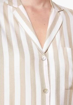 Oysho Striped Long-Sleeved Maglia Del PigiamaBeige Donna Intimo Notte E Loungewear OY181Q12R-B11 11 Oysho Striped Long-Sleeved Maglia Del PigiamaBeige Donna Intimo Notte E Loungewear OY181Q12R-B11 -Fashion Brand 33553a4868f54045936618f0e64178b7