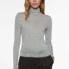 Oysho Extra-Fine With High NeckMaglioneLight Grey Donna Maglieria OY121I07T-C11
