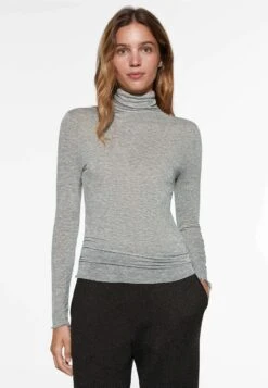 Oysho Extra-Fine With High NeckMaglioneLight Grey Donna Maglieria OY121I07T-C11