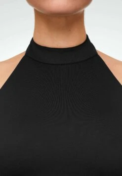 Oysho Open Back Comfortlux Halter - Top - Black -Fashion Brand 34b60fefe0374f7991b6025593802a93