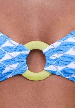 Oysho Geometric JacquardBikini Pezzo SopraLight Blue Donna Moda Mare OY181J0BV-K11 -Fashion Brand 3e1606fd6da5430cb85c2b5d2f35aaf5