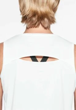 Oysho Cropped Microperforated Technical Sleeveless TopWhite Donna T-shirt E Top OY141D097-A11 -Fashion Brand 3f6c1dec0893430ca29991b4eae48f43