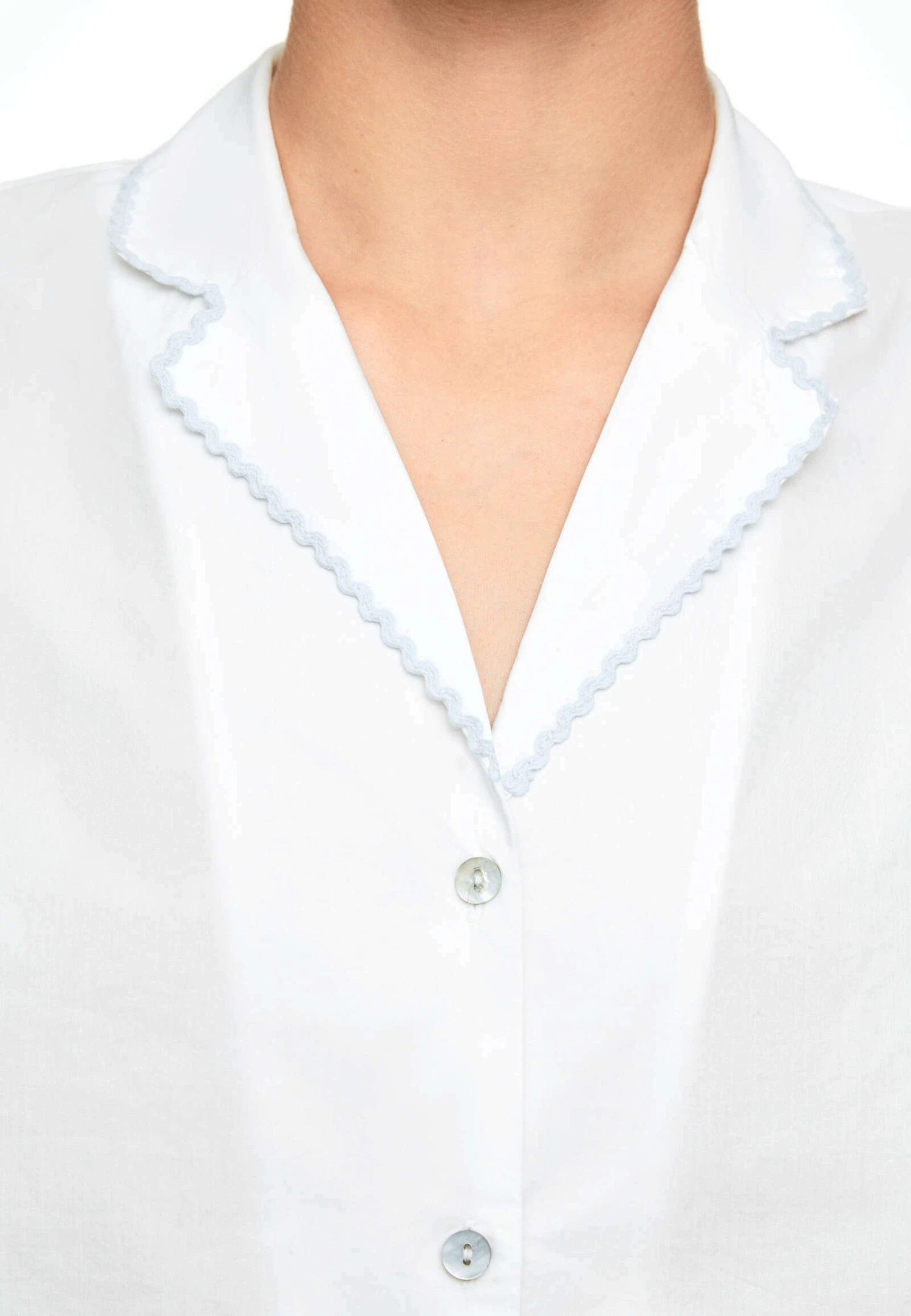 Oysho Short-Sleeved With TrimMaglia Del PigiamaWhite Donna Intimo Notte E Loungewear OY181Q12L-A11 7 Oysho Short-Sleeved With TrimMaglia Del PigiamaWhite Donna Intimo Notte E Loungewear OY181Q12L-A11 - immagine 5