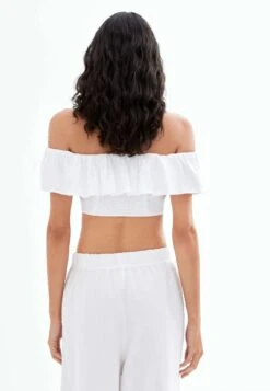 Oysho Off-Shoulder CamicettaWhite Donna Camicie E Bluse OY121E06R-A11 -Fashion Brand 428031bc528e48339f5a7dc20dc92a4a