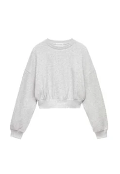 Oysho Cropped - Felpa - Grey -Fashion Brand 4637c7aba2ec427194ae6b6ea94dfafb