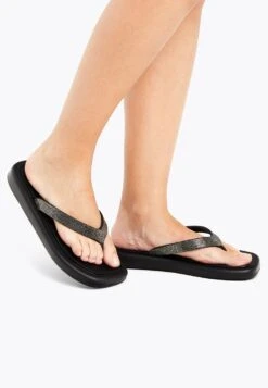 Oysho Jewel Beach - Infradito - Black