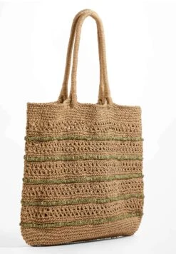 Oysho StonesShopping BagBrown Donna Borse OY151H09P-O11 -Fashion Brand 4924bb635184434b83dda58acafc9dc9