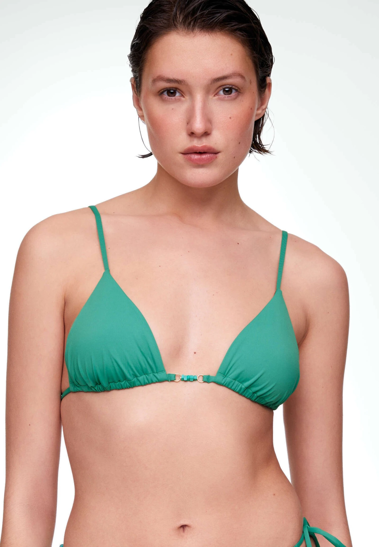 Oysho Beaded TriangleBikini Pezzo SopraGreen Donna Moda Mare OY181J0BZ-M11 3 Oysho Beaded TriangleBikini Pezzo SopraGreen Donna Moda Mare OY181J0BZ-M11