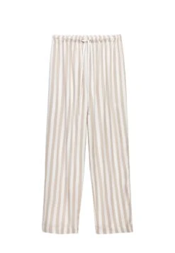 Oysho Striped Pantaloni Del PigiamaBeige Donna Intimo Notte E Loungewear OY181O14C-B11 -Fashion Brand 4f75b1501c4d43aa82c8aa27024e9782