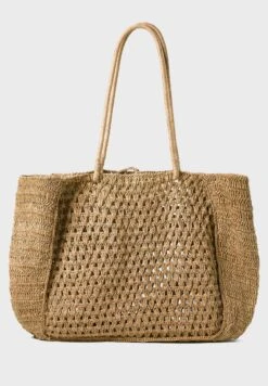 Oysho Open-Weave Shopping BagBrown Donna Borse OY151H09N-O11 -Fashion Brand 4fafe29eaf8243ea99ec3962b8daed3c
