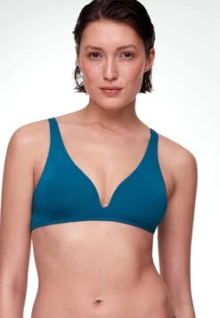 Oysho HalterneckBikini Pezzo SopraBlue Donna Moda Mare OY181A0VC-K11