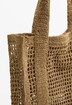 Oysho OPEN-WEAVE SHOPPER - Shopping Bag - Beige 13 Oysho OPEN-WEAVE SHOPPER - Shopping Bag - Beige -Fashion Brand 5204d9cc7ebb4d5eb80326f3d80a4857