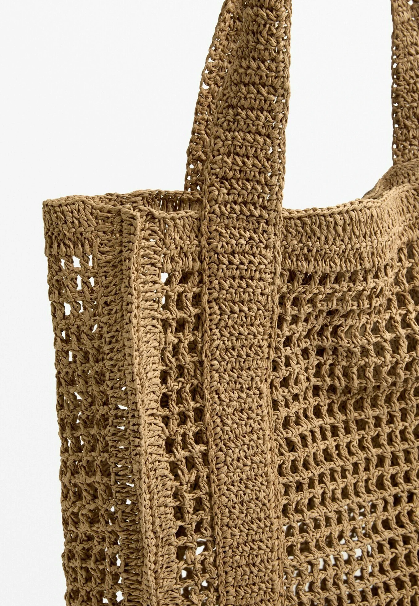 Oysho OPEN-WEAVE SHOPPER - Shopping Bag - Beige 8 Oysho OPEN-WEAVE SHOPPER - Shopping Bag - Beige - immagine 6