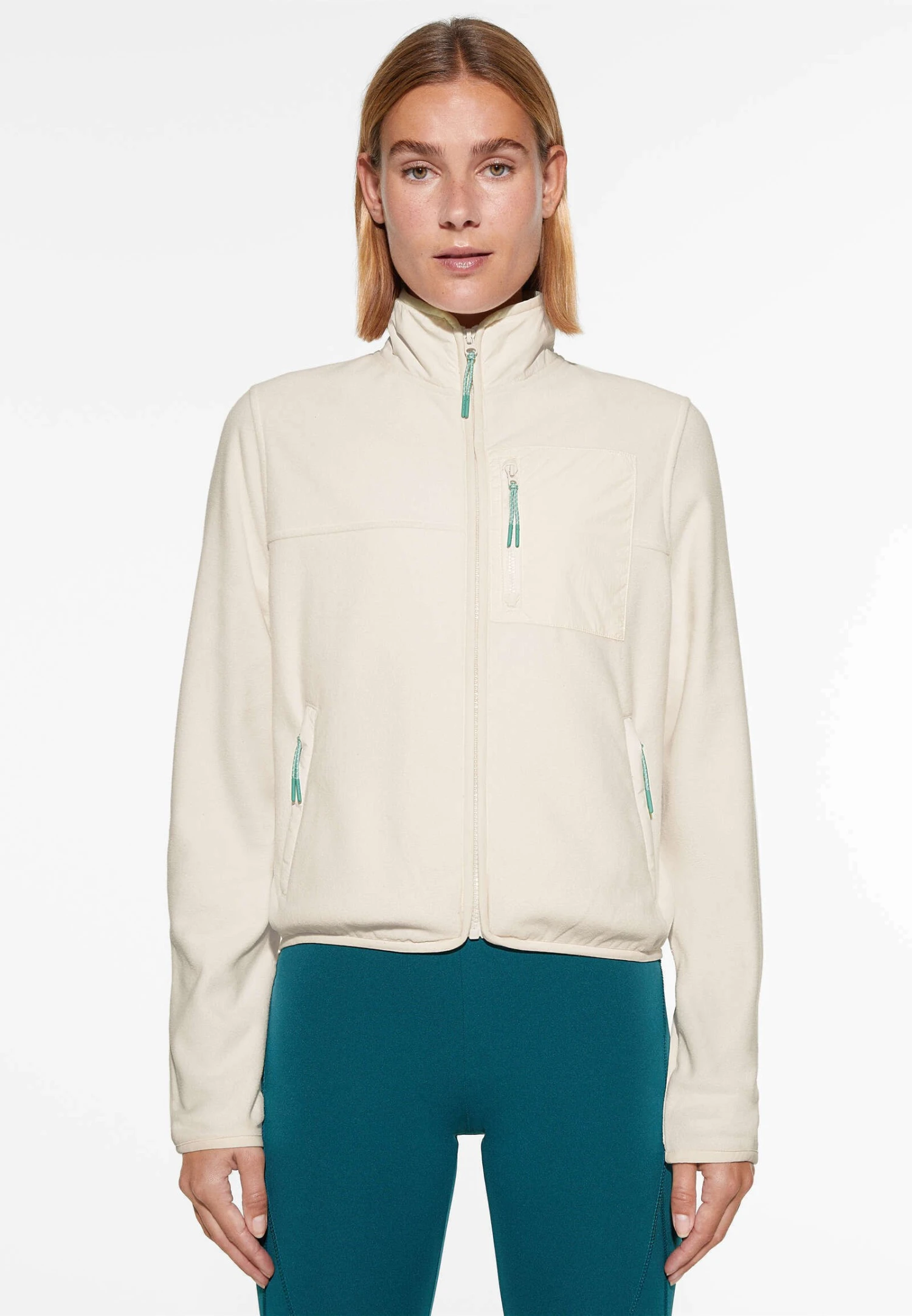 Oysho Soft-Touch - Giacca In Pile - White 3 Oysho Soft-Touch - Giacca In Pile - White