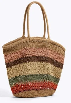 Oysho Open Weave BasketShopping BagMulti Coloured Donna Borse OY151H09X-T11 -Fashion Brand 5440afe7020e495f9b85fefcbb692bb5