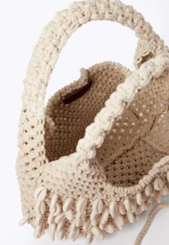 Oysho Shell With HandleBorsa A ManoWhite Donna Borse OY151H09C-A11 -Fashion Brand 59625a8d019241f4b52d0740526048ed