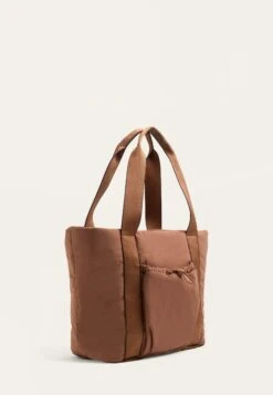 Oysho SHOPPER WITH FRONT POCKET - Shopping Bag - Dark Red -Fashion Brand 5a0ebe44e46c4daeb76192d1245d3145