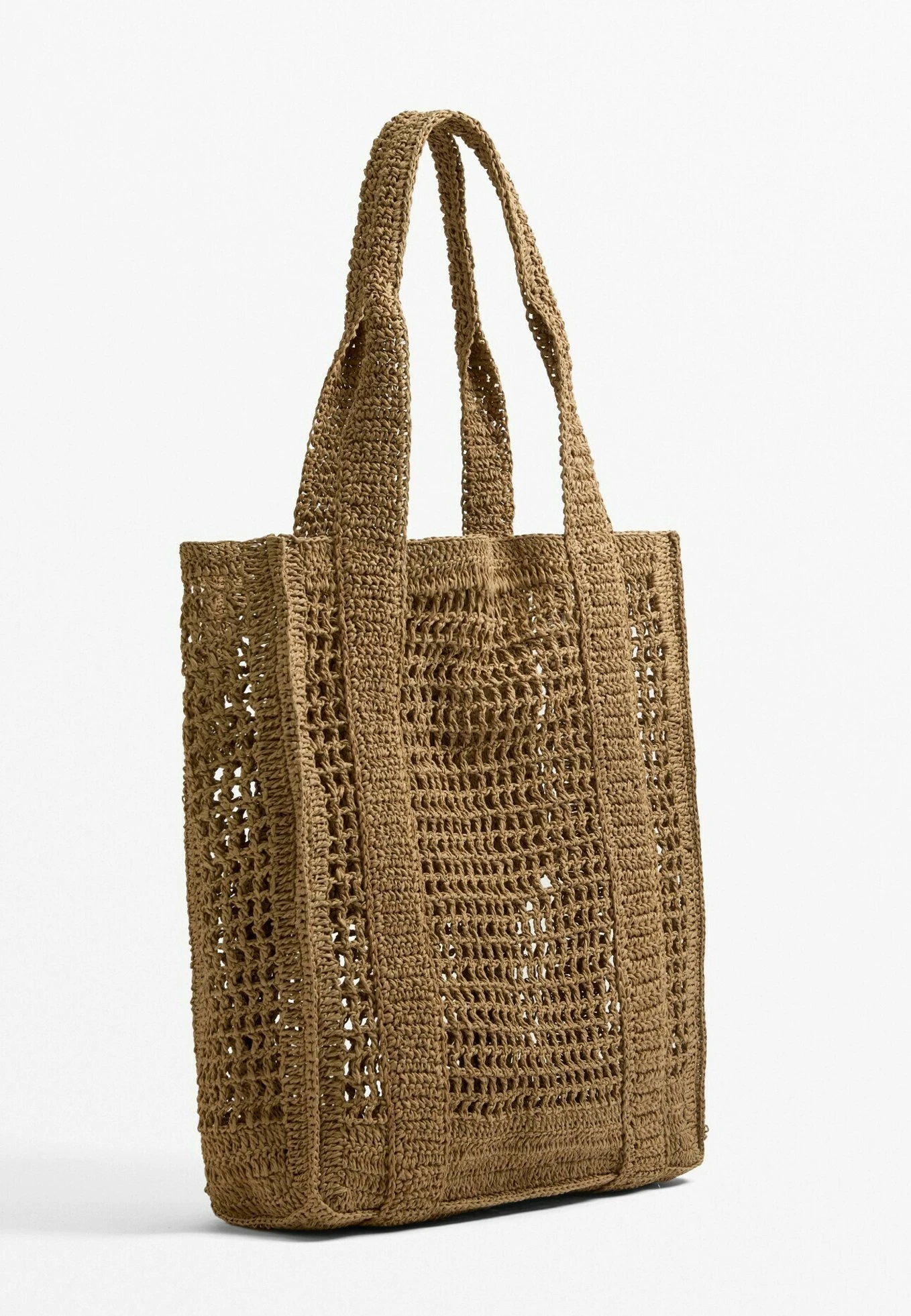 Oysho OPEN-WEAVE SHOPPER - Shopping Bag - Beige 4 Oysho OPEN-WEAVE SHOPPER - Shopping Bag - Beige - immagine 2