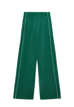 Oysho Stripe Flare - Pantaloni Sportivi - Green -Fashion Brand 5dfd5e4b39ad44478009157fa2a10196