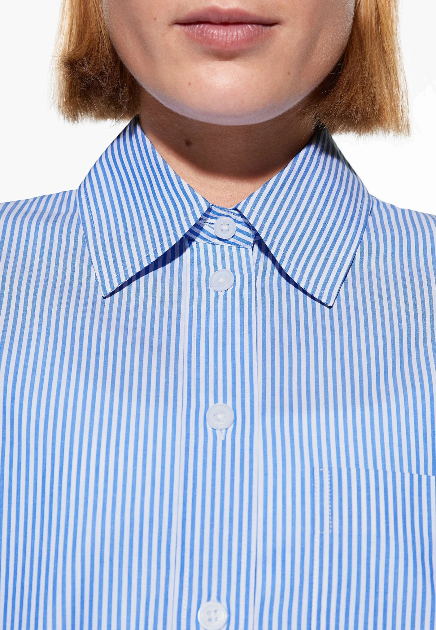 Oysho Striped Poplin OversizeCamiciaLight Blue Donna Camicie E Bluse OY121E06W-K11 6 Oysho Striped Poplin OversizeCamiciaLight Blue Donna Camicie E Bluse OY121E06W-K11 - immagine 4