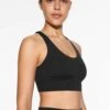 Oysho Strappy Back - Reggiseno Sportivo Con Sostegno Medio - Black