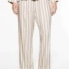 Oysho Striped Pantaloni Del PigiamaBeige Donna Intimo Notte E Loungewear OY181O14C-B11 -Fashion Brand 63cf1aeeeecf4a91b0db92a2160261ed