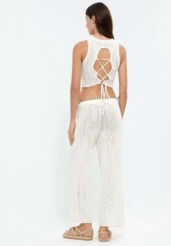 Oysho Crochet - Pantaloni - Off White -Fashion Brand 65d9a88a19304ab78083af22445b43fa